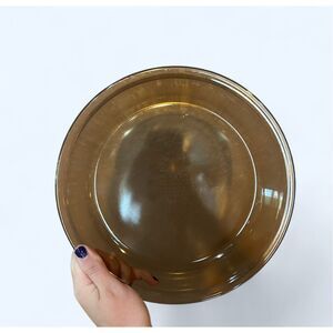 Pyrex Brown # 209 23cm Circle Baking Dish